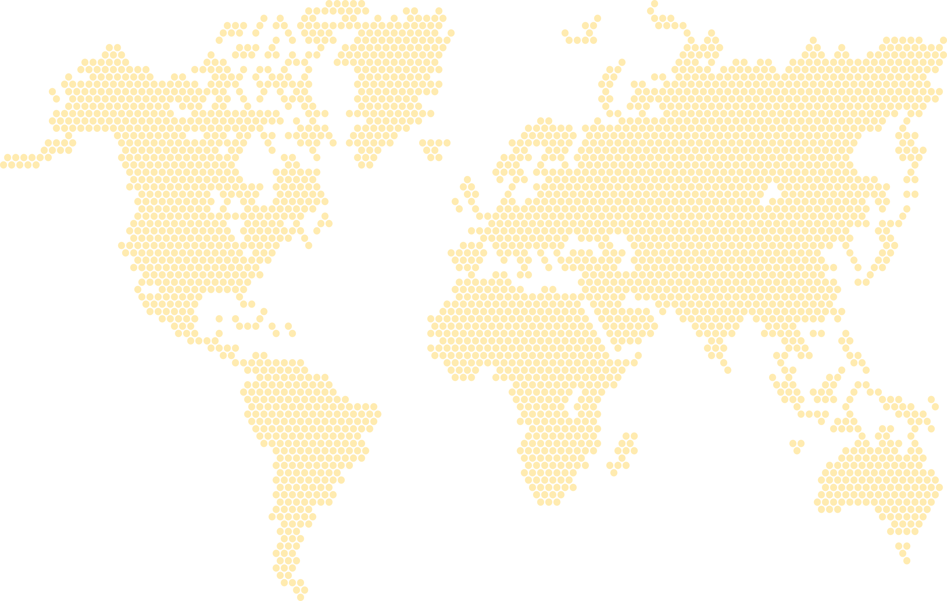 World map with locations